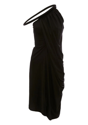 JW Anderson one-shoulder gathered dress - Black