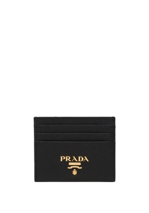 Prada compact front logo cardholder - Black