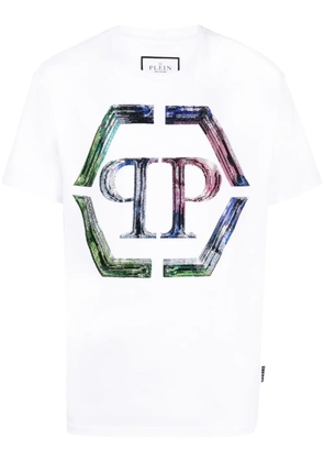 Philipp Plein logo-print short-sleeve T-shirt - White