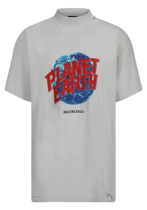 Balenciaga Planet Earth T-shirt - White