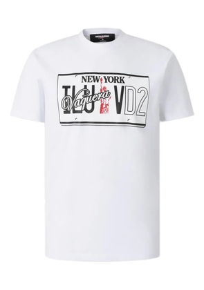DSQUARED2 graphic-print T-shirt - White