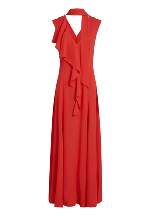 Karl Lagerfeld ruffled gown - Red