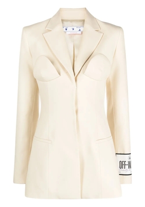 Off-White Dry Wo Ablohland fitted jacket - Neutrals