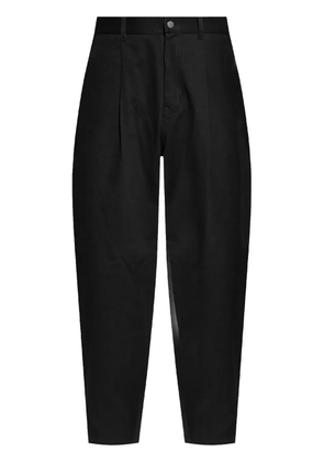 Moschino Logo patch trousers - Black