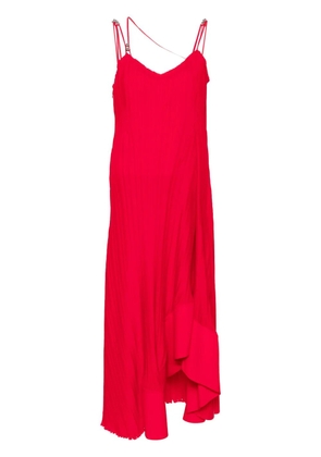 Lanvin plissé-effect dress - Red