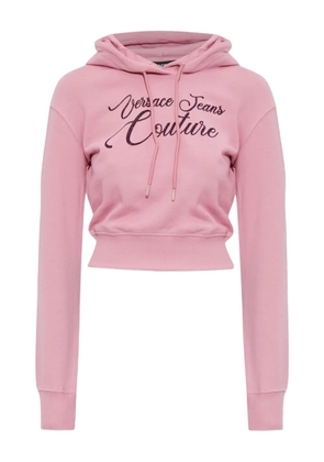 Versace Jeans Couture embellished hoodie - Pink