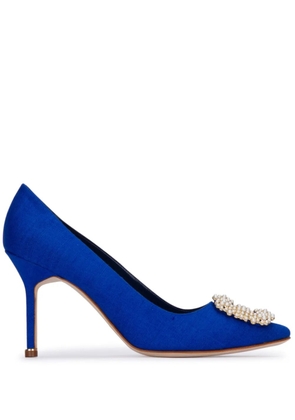 Manolo Blahnik 105mm Hangisi pumps - Blue
