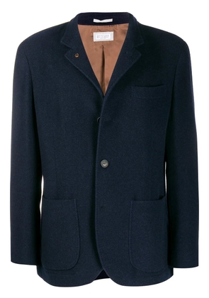 Brunello Cucinelli single breasted blazer - Blue