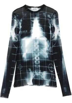 Jean Paul Gaultier Squeletor top - Black