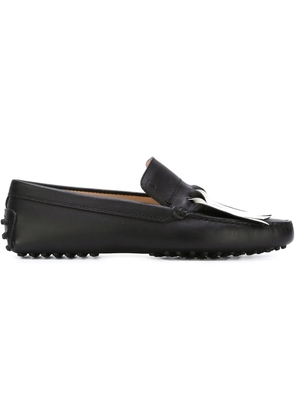 Tod's fringed driving shoes - Black