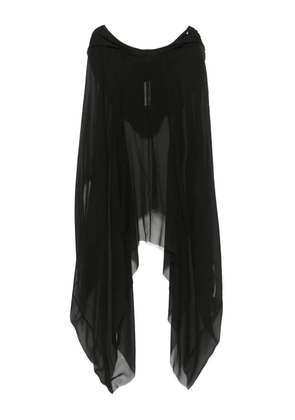 Rick Owens hooded kaftan - Black