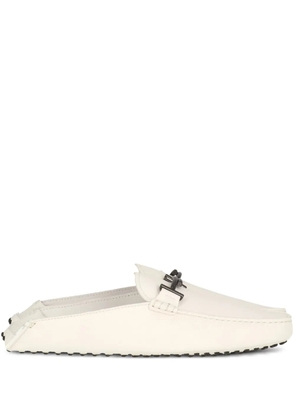 Tod's round-toe mules - White