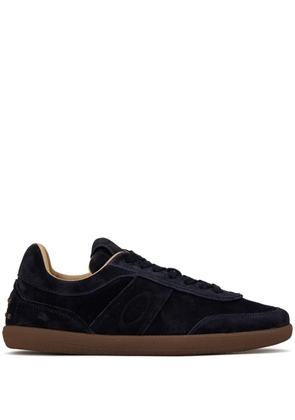 Tod's panelled suede sneakers - Blue