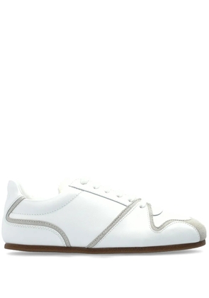 Moschino leather sneakers - White