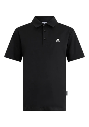 Philipp Plein logo polo shirt - Black