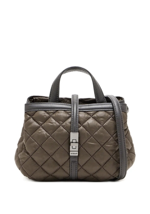 Mz Wallace mini Astor quilted tote bag - Grey