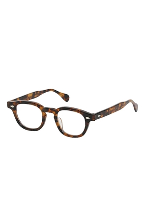 JULIUS TART OPTICAL square-frame glasses - Brown