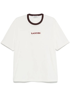 Lanvin logo-appliqué T-shirt - White