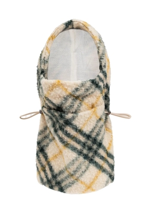 Burberry checked balaclava - Neutrals