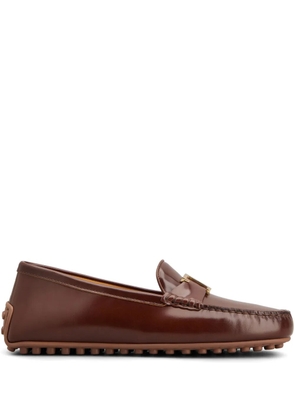 Tod's leather loafers - Brown