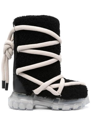 Rick Owens Lunar Tractor calf-length boots - Black
