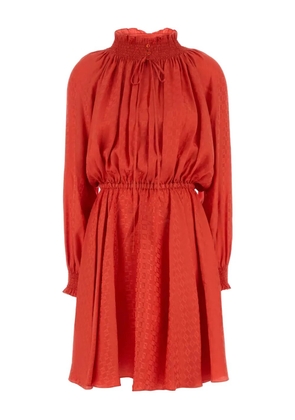 FENDI gathered mini dress