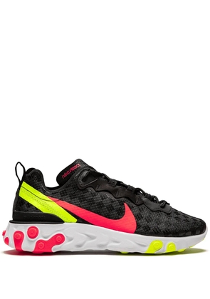 Nike React Element 55 'Black/Flash Crimson' sneakers