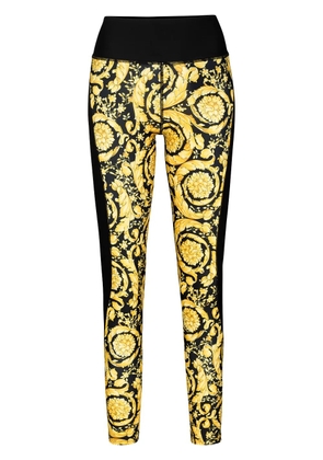 Versace Barocco print high-waisted leggings - Black