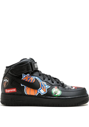 Nike x Supreme x NBA Air Force 1 Mid '07 sneakers - Black