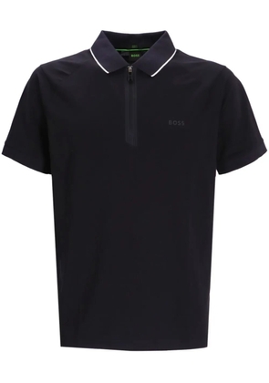 BOSS Philix cotton polo shirt - Black