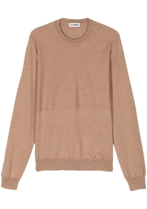 Jil Sander crew-neck sweater - Brown