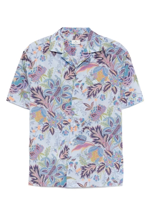 ETRO floral-print shirt - Blue