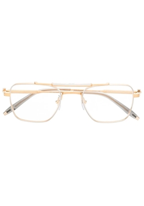 Akoni square-frame optical glasses - Gold
