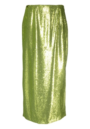 Philosophy Di Lorenzo Serafini sequinned midi skirt - Green