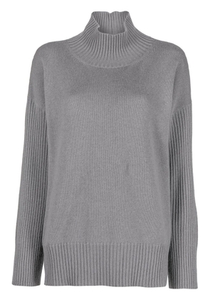 Lorena Antoniazzi cashmere turtleneck knitted jumper - Grey