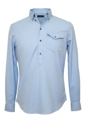 Brunello Cucinelli pocket polo shirt - Blue