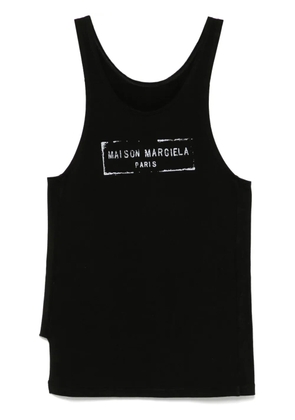 Maison Margiela printed tank top - Black