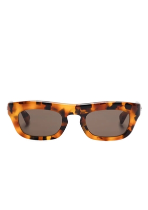 Gucci Eyewear rectangle-frame sunglasses - Brown