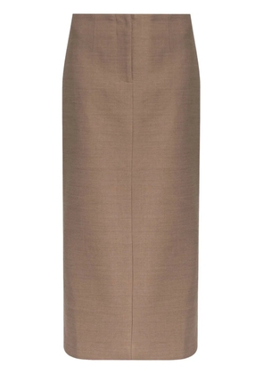 ENTIRE STUDIOS Script maxi skirt - Brown