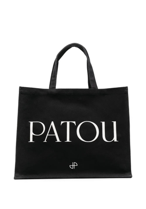 Patou Patou canvas tote bag - Black