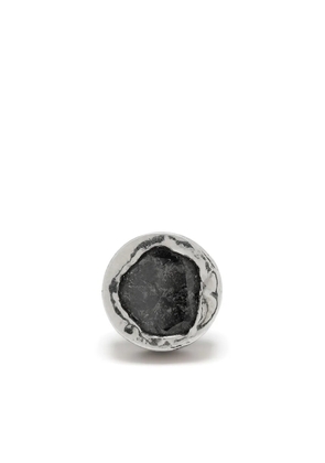 Parts of Four diamond stud single earring - Silver