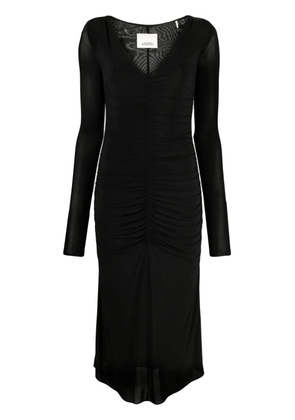 ISABEL MARANT Laly ruched jersey dress - Black