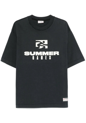 SUMMER GAMES logo-print T-shirt - Black