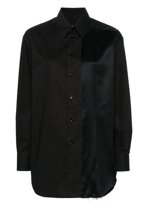 MM6 Maison Margiela panelled cotton shirt - Black