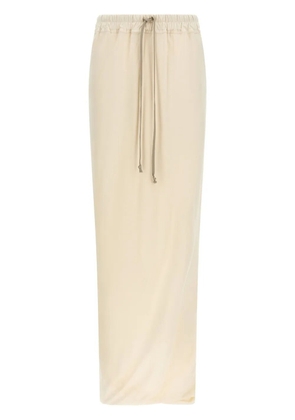Rick Owens DRKSHDW Pull On Pillar maxi skirt - Neutrals