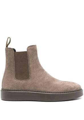 Doucal's suede ankle boots - Brown