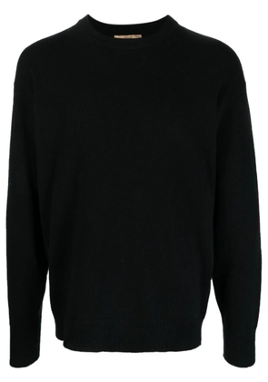 Nuur crew-neck knitted jumper - Black