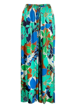 Cult Gaia Alaia floral-print trousers - Green