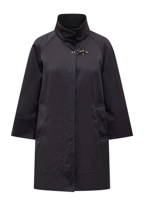 Fay high-neck oversized jacket - Blue