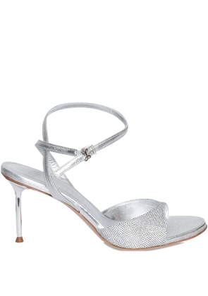Sergio Levantesi crystal-embellishment sandals - Silver